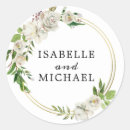 Search for gold white wedding stickers Names