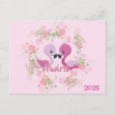 Search for twin pregnancy announcement postcards Babies