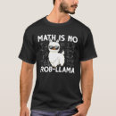 Search for math geek tshirts Llama