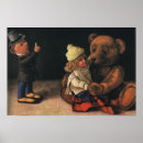 Search for vintage teddy bear art Children