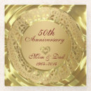 Search for 50th anniversary coasters Metallic