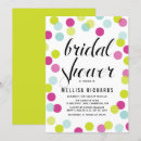 Search for polka dot bridal shower invitations Stylish