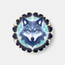 Search for wolf portrait magnets Animal