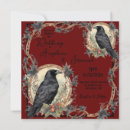 Search for goth invitations Crow