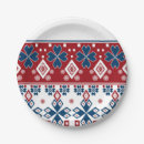 Search for red and blue paper plates Striped