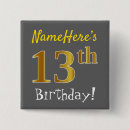 Search for 13th birthday badges 13 years old