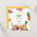 Search for colourful confetti invitations Yellow