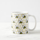 Search for black and yellow bee mugs Honey comb