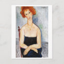 Search for red haired postcards Lady