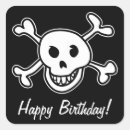 Search for skull cross bones stickers Birthday