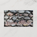 Search for stone mason business cards Wall