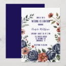 Search for navy and coral wedding invitations Rose