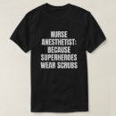 Search for anaesthetist tshirts Nursing