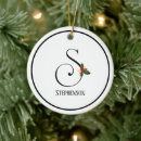 Search for letter s christmas tree decorations Elegant
