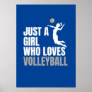 Search for volleyball girl posters For her