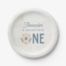 Search for nautical paper plates Boys birthday