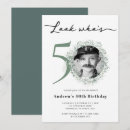 Search for white 50th birthday invitations Unique