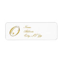 Search for monogram o return address labels Monograms