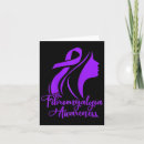 Search for fibromyalgia ribbon cards Awareness