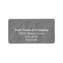 Search for embossed return address Grey