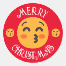 Search for emoji christmas stickers Happy