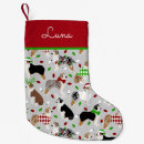 Search for australian shepherd christmas stockings Aussie