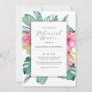 Search for tropical rehearsal dinner invitations Elegant