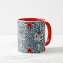 Search for colorful pattern mugs William morris