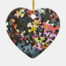 Search for puzzle piece christmas tree decorations Heart