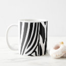 Search for black and white zebra stripes mugs Modern