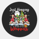 Search for whippets stickers Dabbing christmas