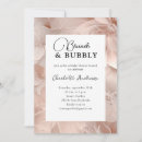 Search for modern brunch and bubbly invitations Girly