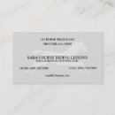Search for horse riding business cards Professional
