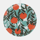 Search for orange fruit christmas tree decorations Pattern