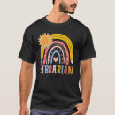 Search for school librarian tshirts Rainbow