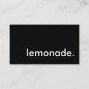 Search for lemonade business cards Retro