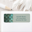 Search for fish scale return address labels Pattern