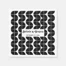 Search for black and white abstract napkins Retro
