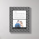 Search for wedding vow canvas prints White