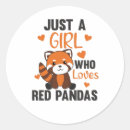 Search for cute red panda stickers Kawaii