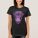 Search for purple monkey tshirts Chimpanzee