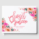 Search for sweet 16 guest books Floral