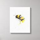 Search for honey bee canvas prints Watercolor