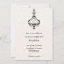 Search for chandelier birthday invitations Vintage