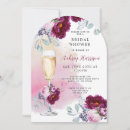Search for champagne glass bridal shower invitations Elegant