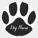Search for dog name stickers Black