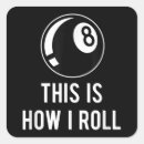 Search for billiards square stickers Retro