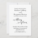 Search for pretty wedding invitations Black and white