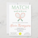 Search for tennis invitations Watercolor