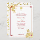 Search for bamboo wedding invitations Red